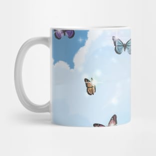 Rainbow Butterfly Pastel Aesthetic Mug